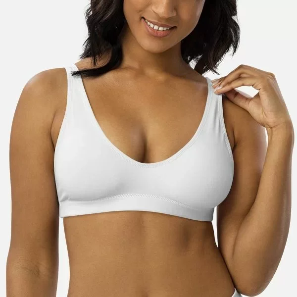 All-Over Print Recycled Padded Bikini Top